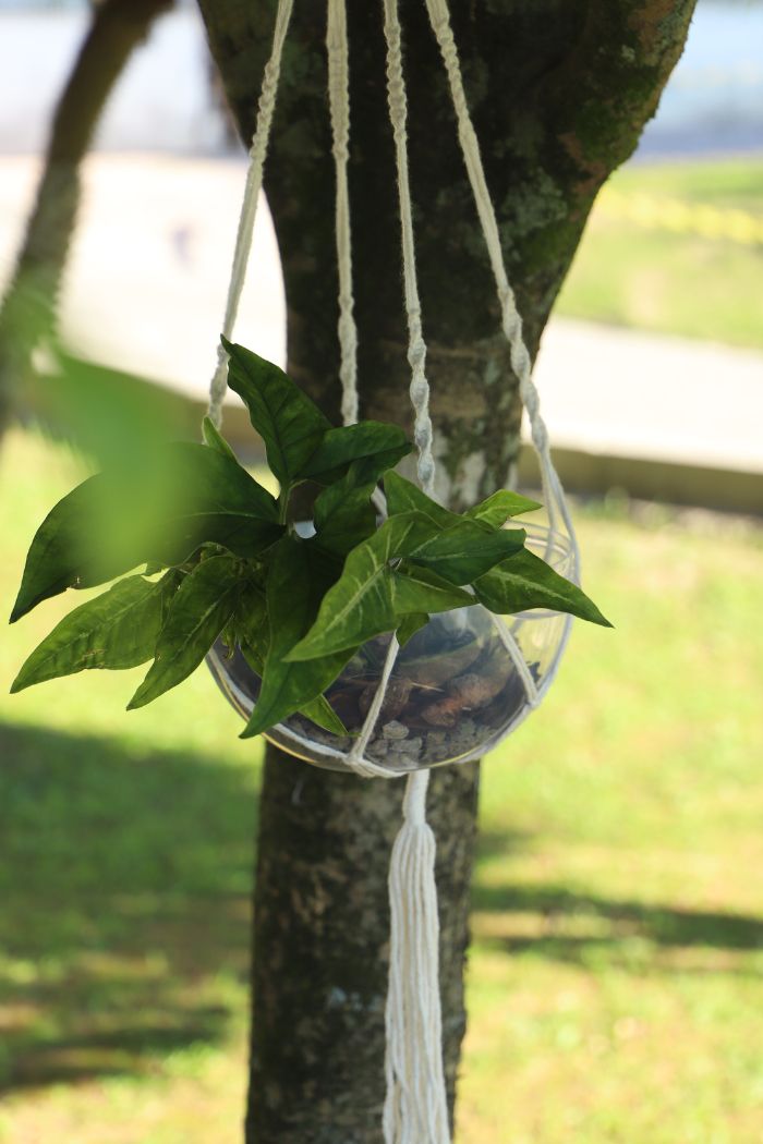 Suporte de Plantas Macramê 18 cm